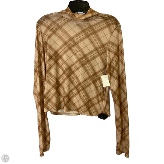 Top Long Sleeve By Altard State In Brown, Size: Xl