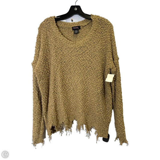 Sweater By Clothes Mentor In Brown, Size: Xl