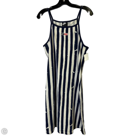 Athletic Dress By Nike In Navy, Size: Xl