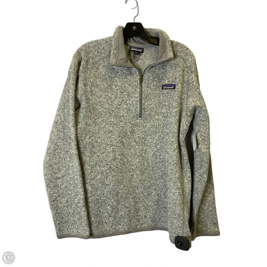 Sweatshirt Collar By Patagonia In Grey, Size: Xl