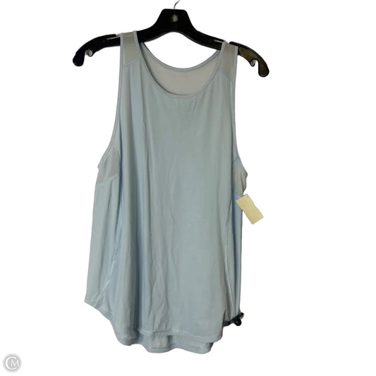 Athletic Tank Top By Lululemon In Blue, Size: L
