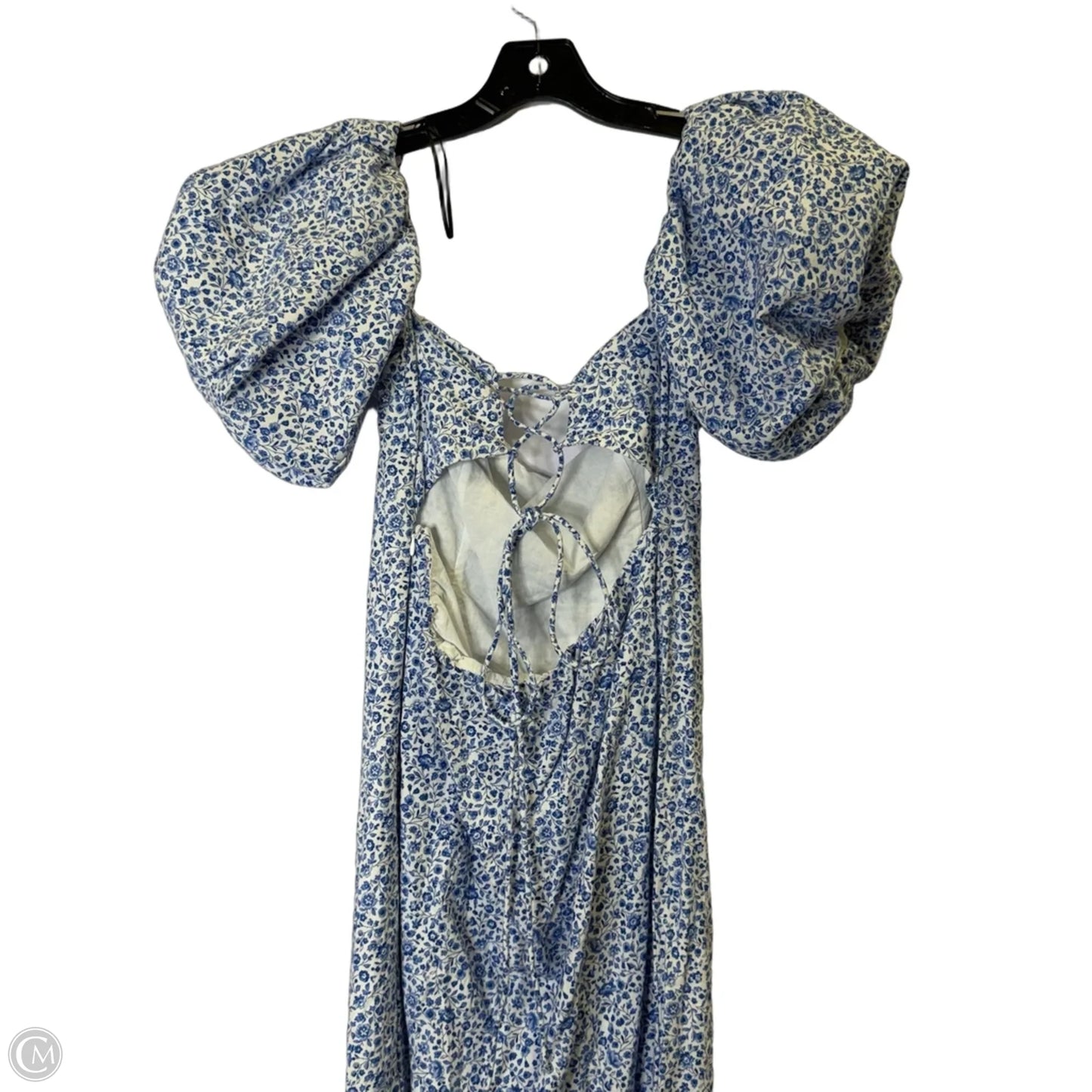 Dress Casual Maxi By H&m In Blue, Size: L