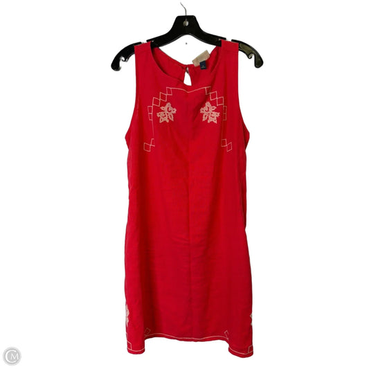 Dress Casual Short By Universal Thread In Red, Size: M