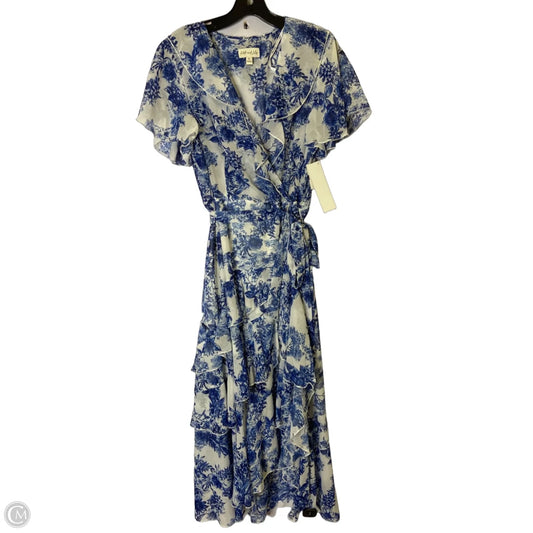 Dress Casual Maxi By Kate And Lily In Blue & White, Size: Lp