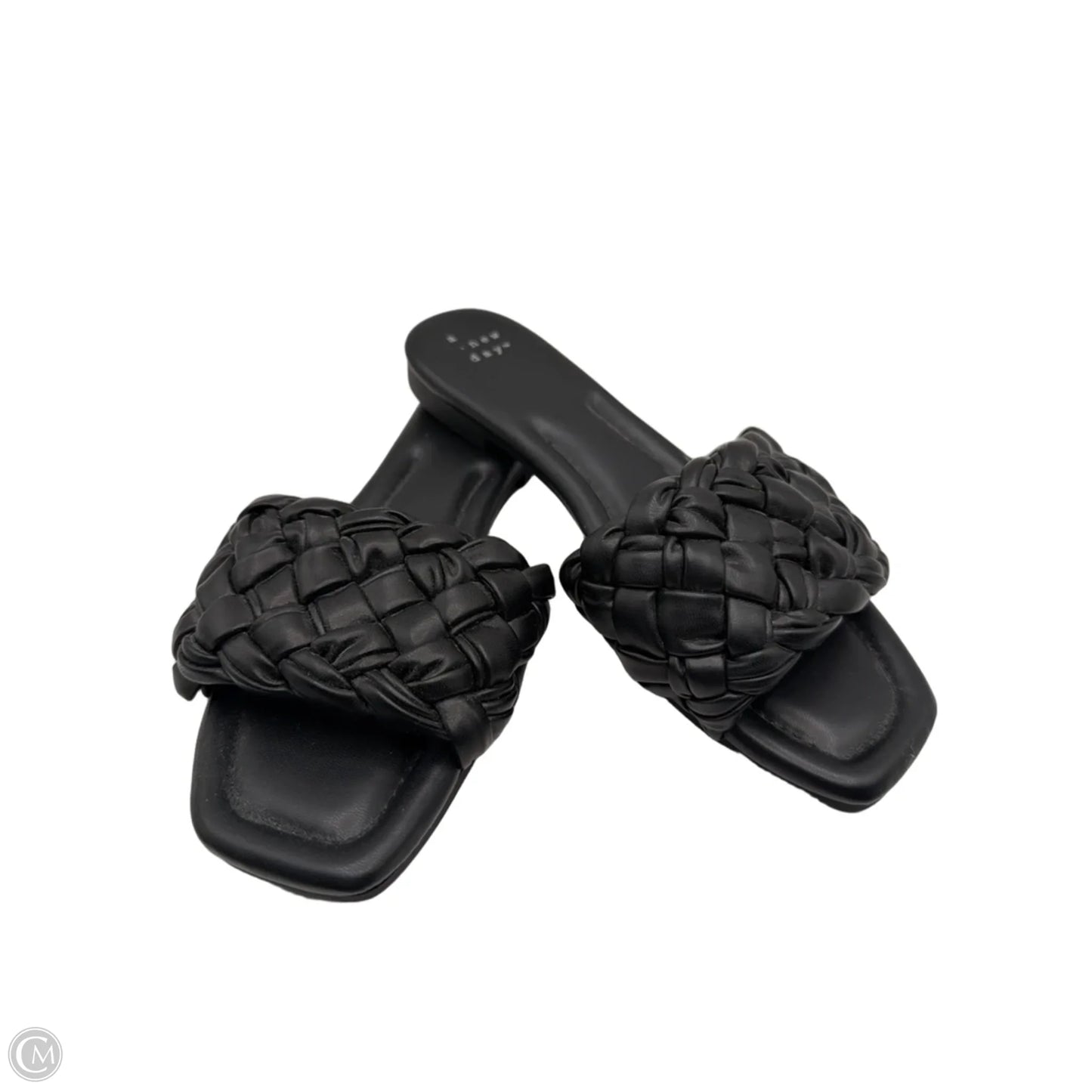 Sandals Flats By A New Day In Black, Size: 7.5