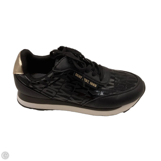 Shoes Sneakers By Dkny In Black, Size: 6.5