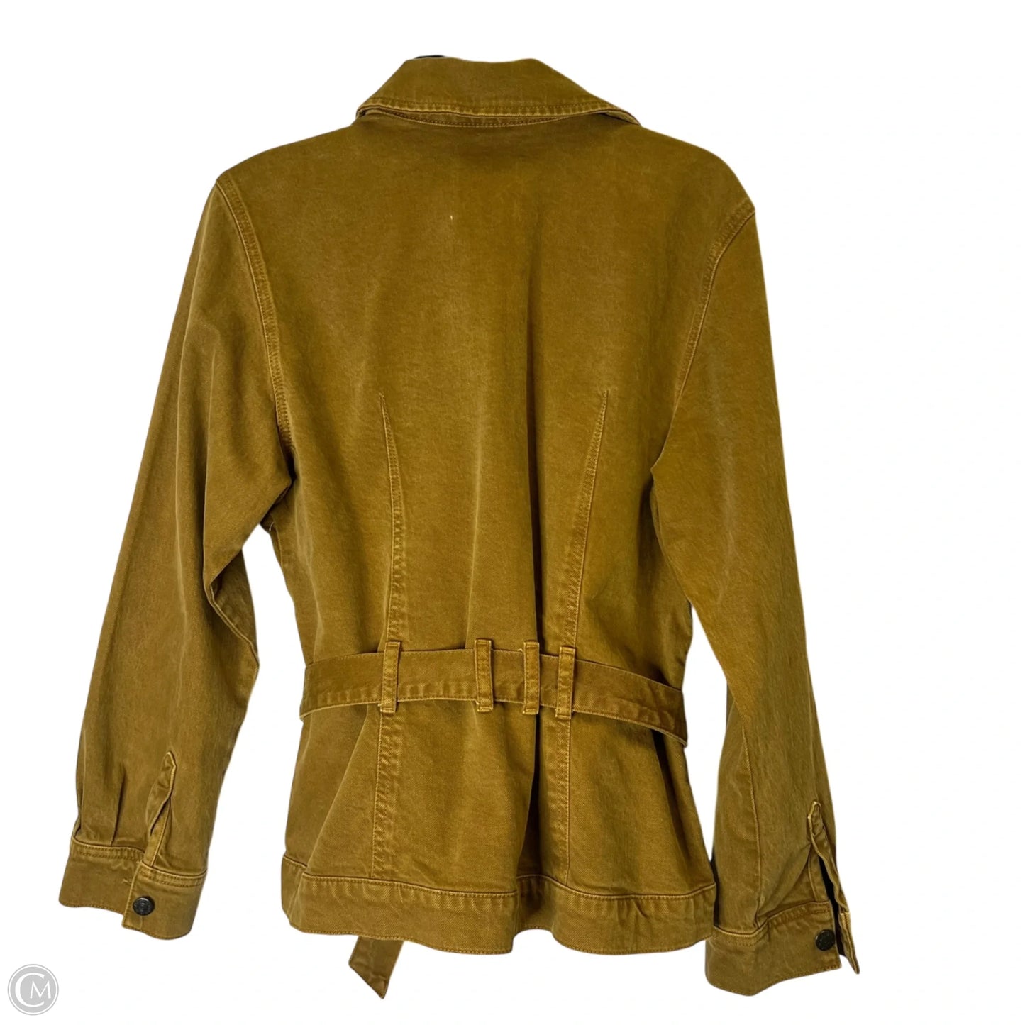 Jacket Denim By Boden In Brown, Size: 10