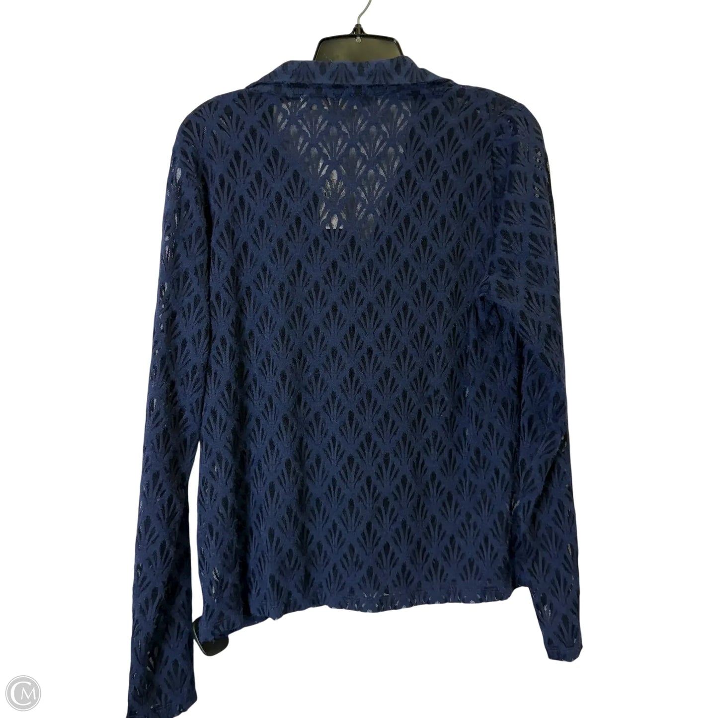 Top Long Sleeve By Loft In Blue, Size: L