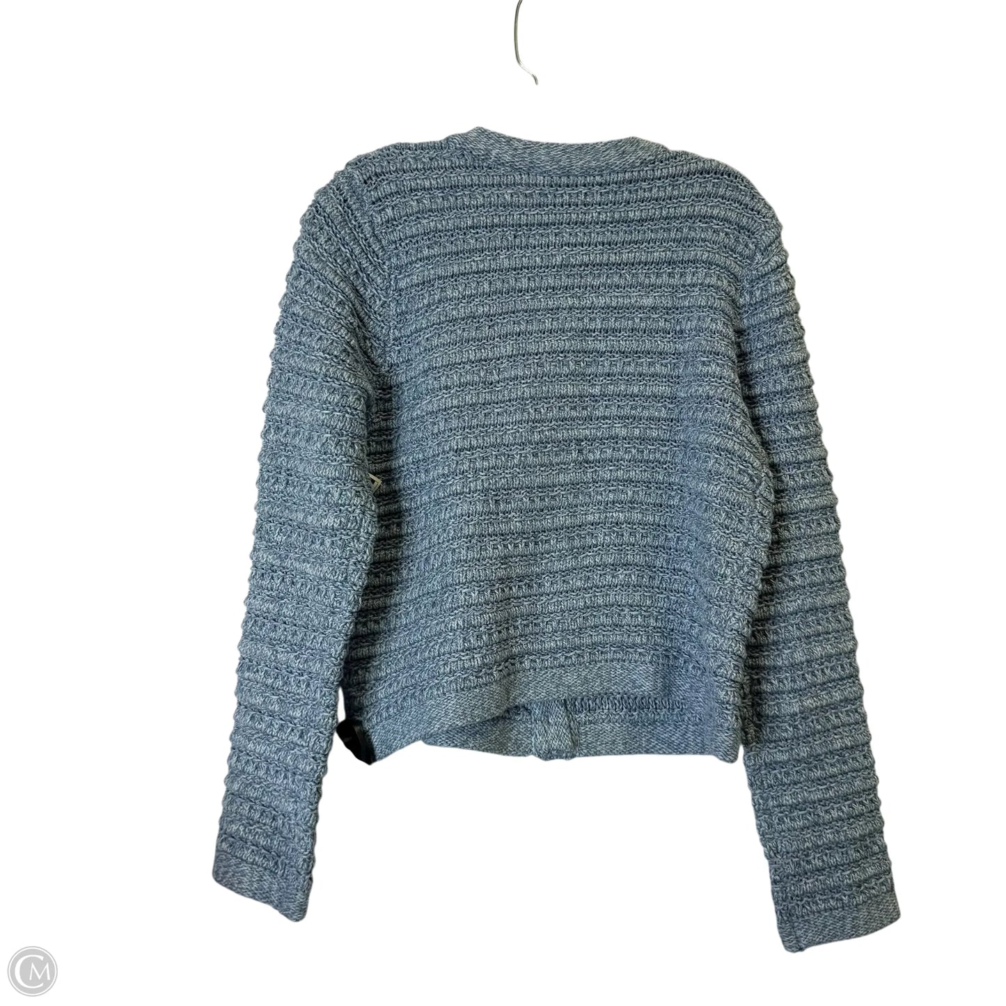 Sweater Cardigan By Loft In Blue, Size: M