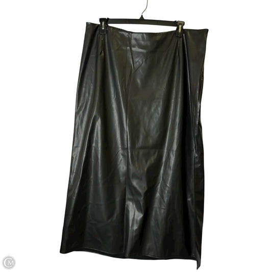Skirt Midi By Mare Mare In Black, Size: 2x