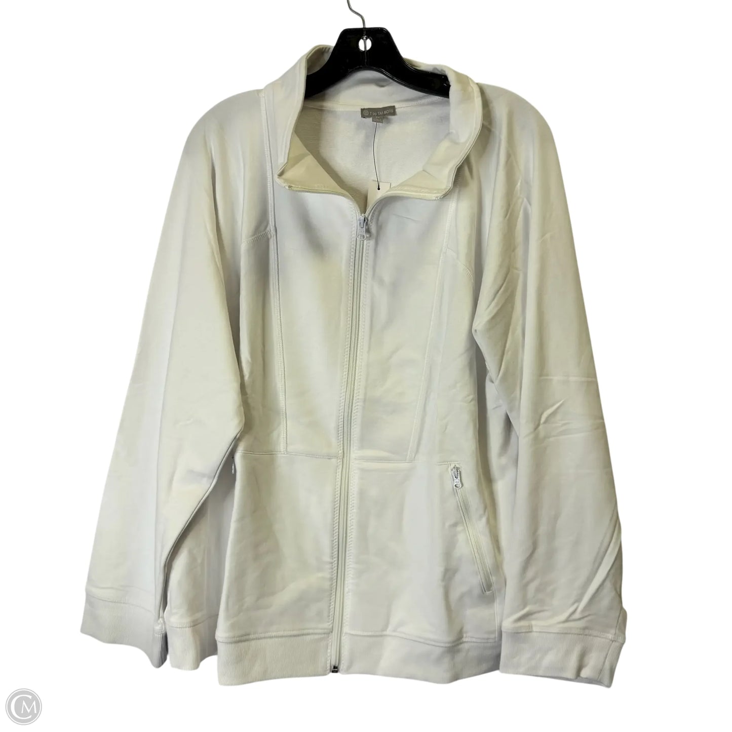 Jacket Other By Talbots In White, Size: 2x