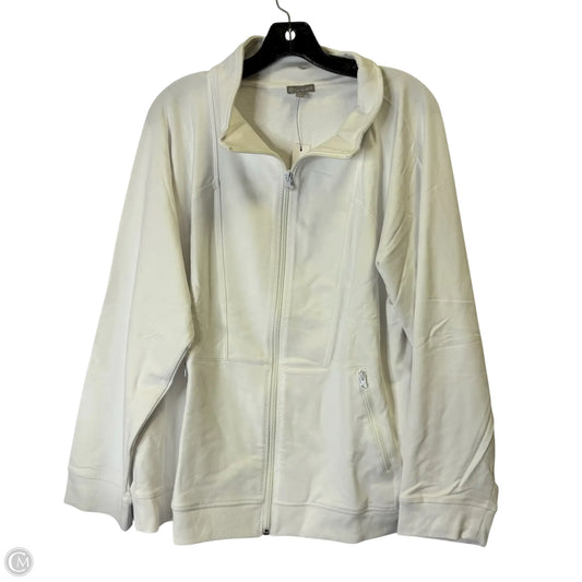 Jacket Other By Talbots In White, Size: 2x