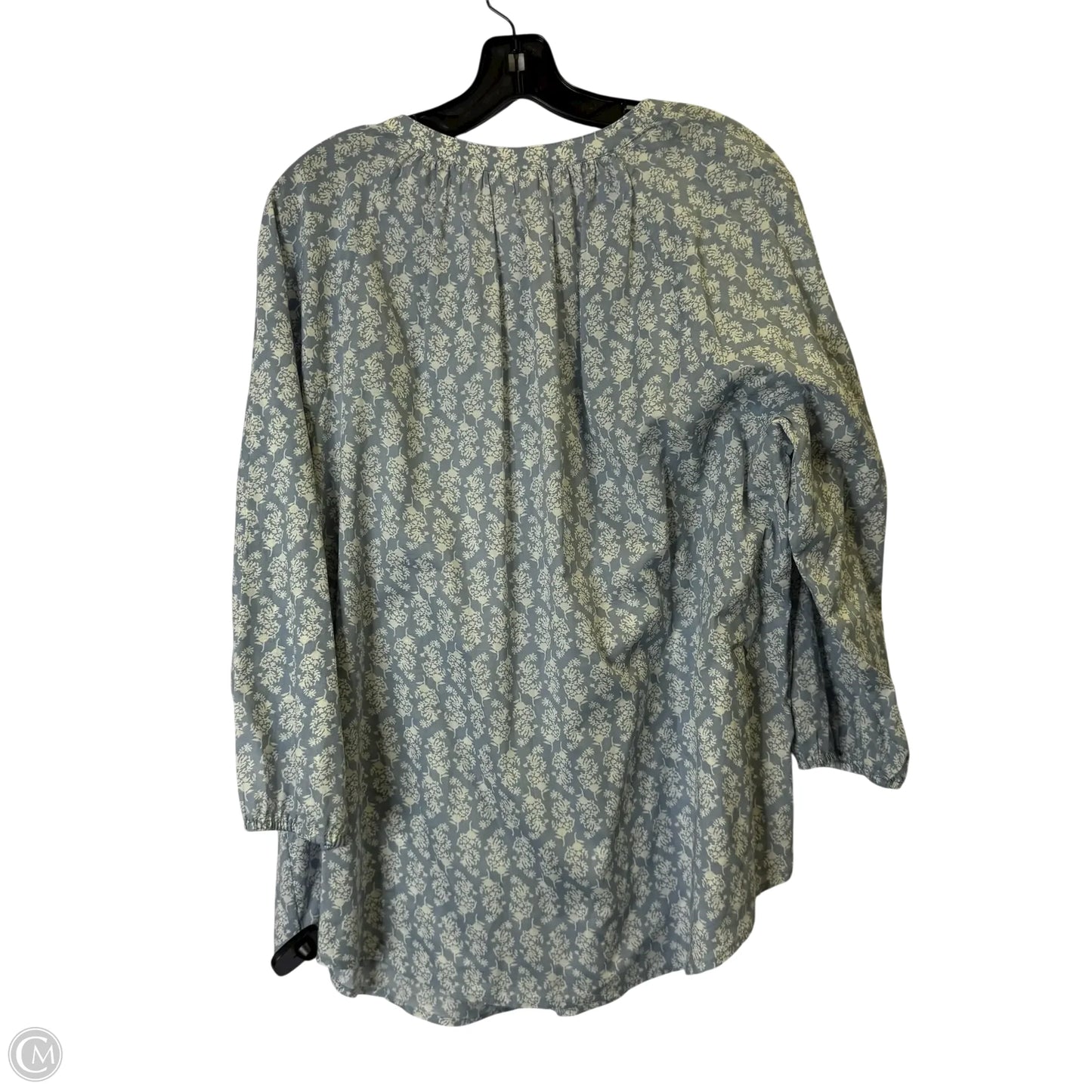 Top Long Sleeve By Pure Jill In Blue, Size: 2x