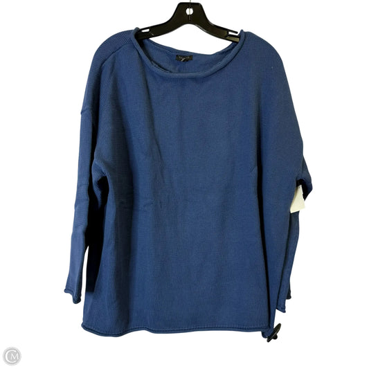 Sweater By Talbots In Blue, Size: 2x