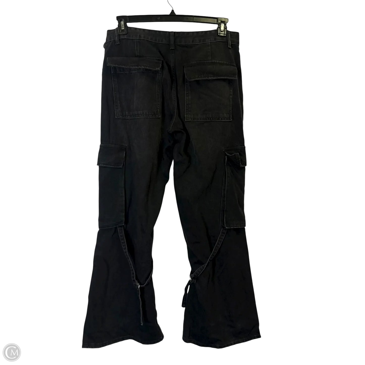 Jeans Wide Leg By Zara In Black, Size: 10