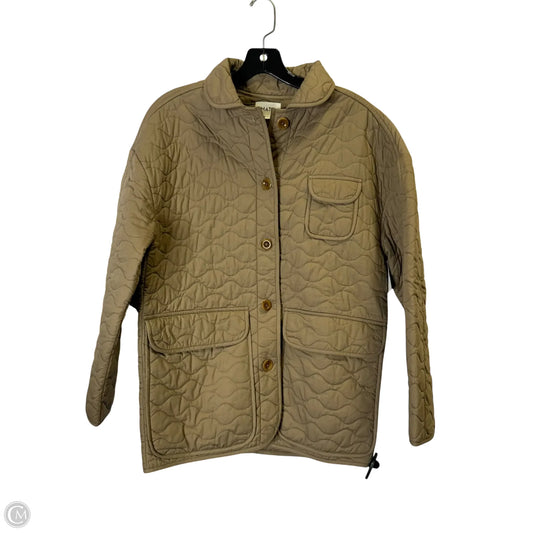 Jacket Puffer & Quilted By Clothes Mentor In Taupe, Size: Xs