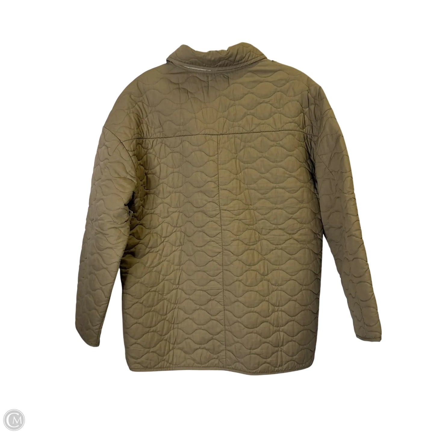 Jacket Puffer & Quilted By Clothes Mentor In Taupe, Size: Xs