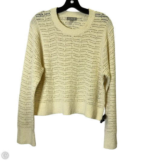 Sweater By J. Crew In Cream, Size: M
