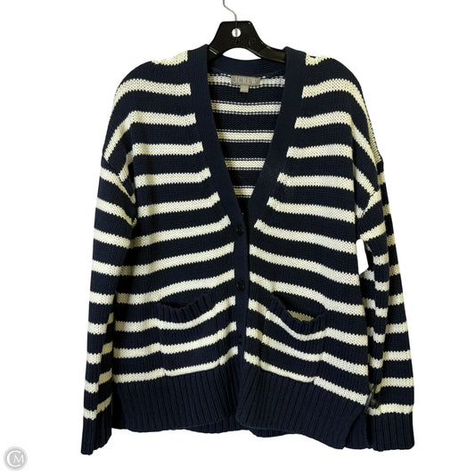 Sweater Cardigan By J. Crew In Navy, Size: M