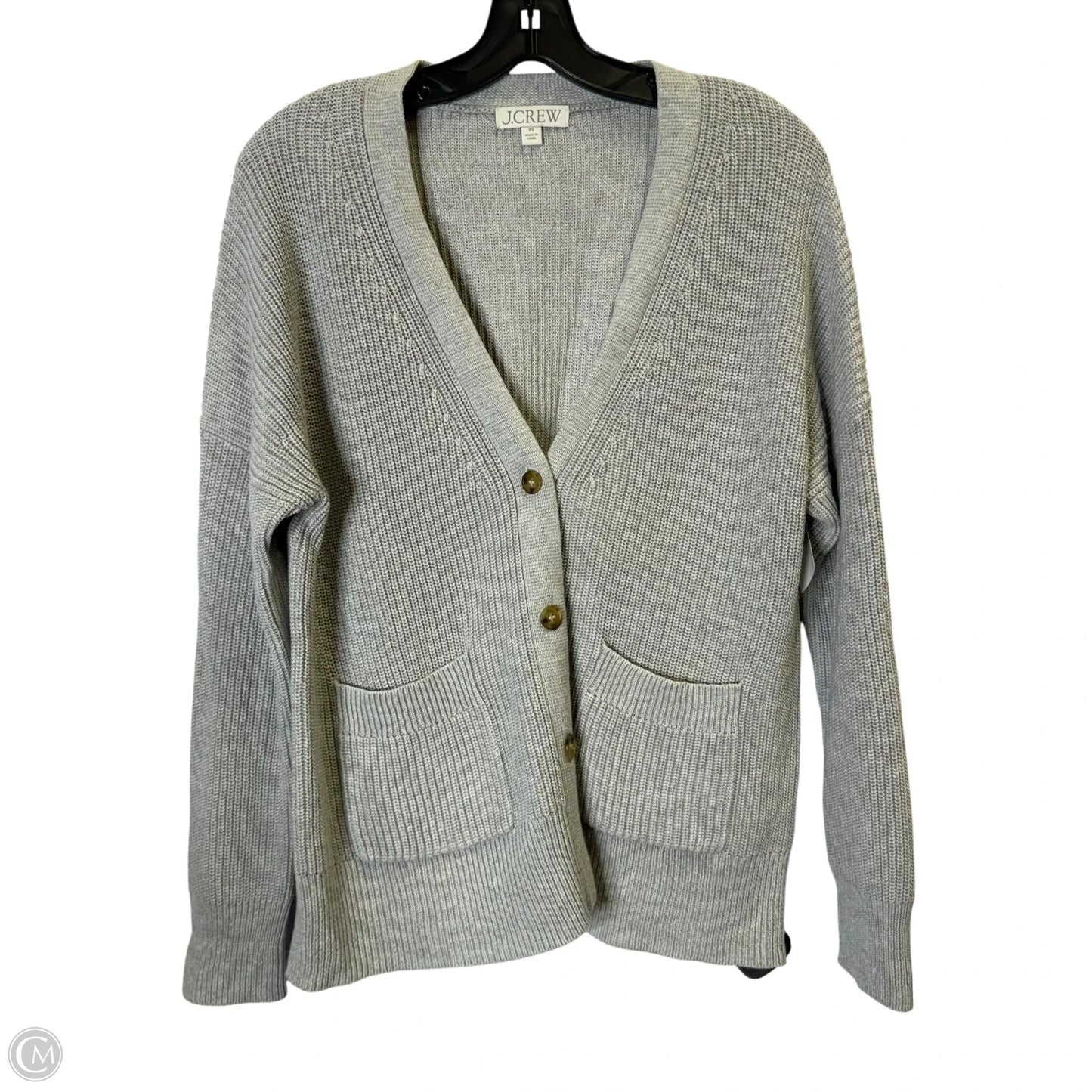 Sweater Cardigan By J. Crew In Grey, Size: Xs