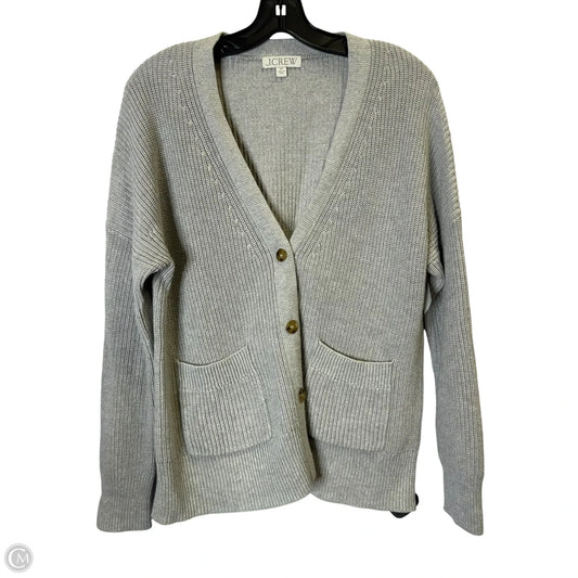Sweater Cardigan By J. Crew In Grey, Size: Xs