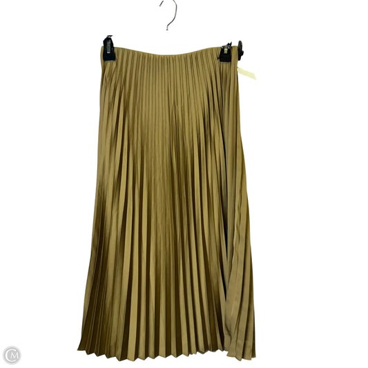 Skirt Maxi By J. Crew In Gold, Size: S