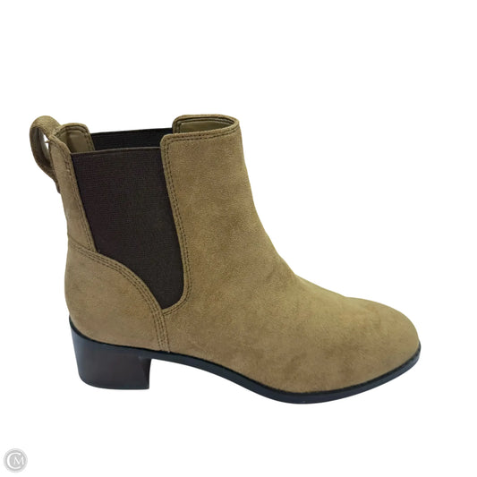 Boots Ankle Heels By J. Crew In Tan, Size: 8.5