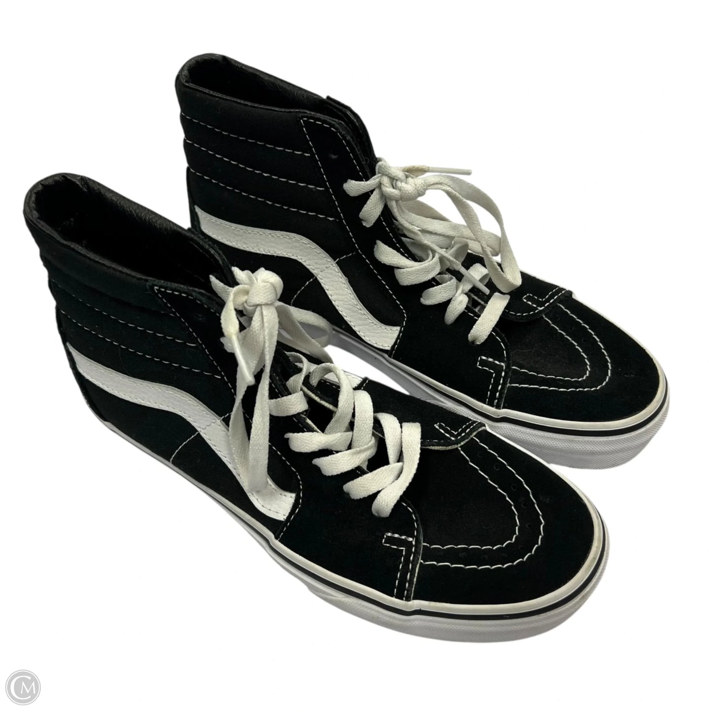 Shoes Sneakers By Vans In Black, Size: 8.5