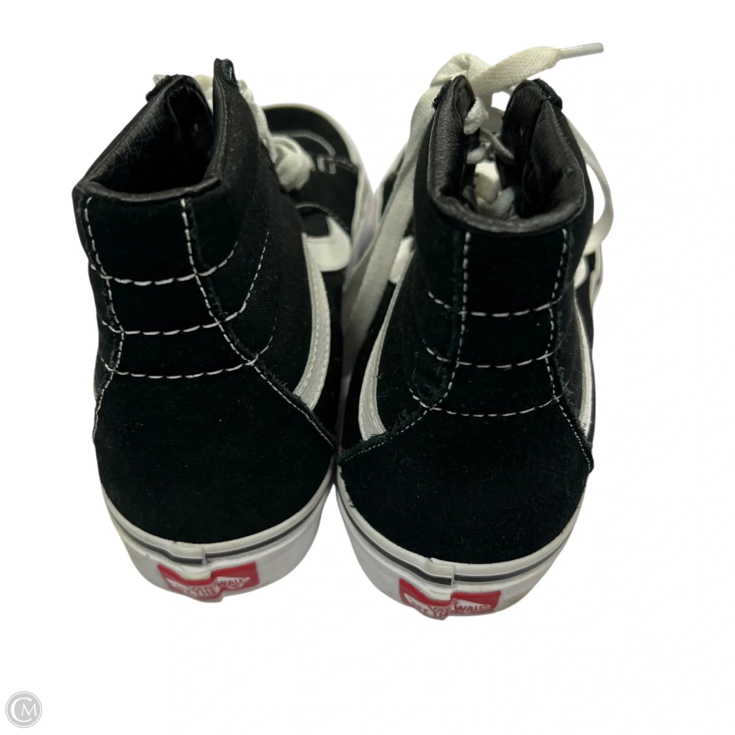Shoes Sneakers By Vans In Black, Size: 8.5