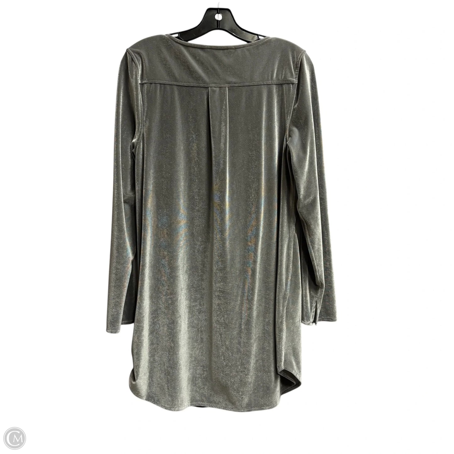 Top Long Sleeve By Clothes Mentor In Grey, Size: M