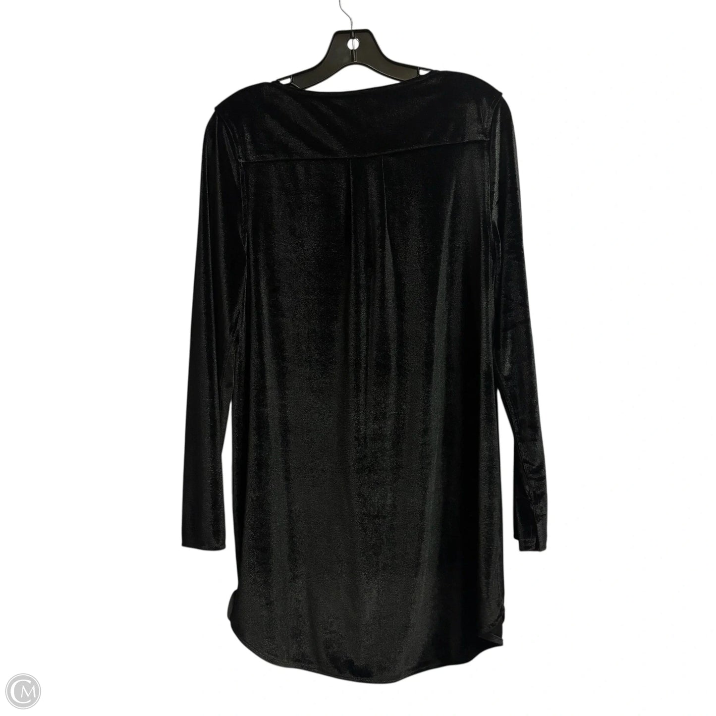 Top Long Sleeve By Clothes Mentor In Black, Size: M