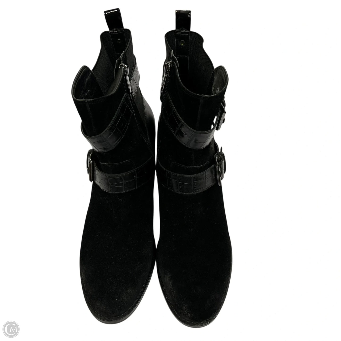 Boots Ankle Heels By Donald Pliner In Black, Size: 10