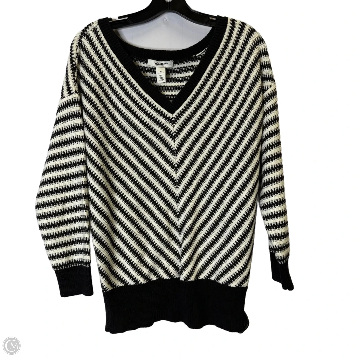 Sweater By White House Black Market In Blue & White, Size: M