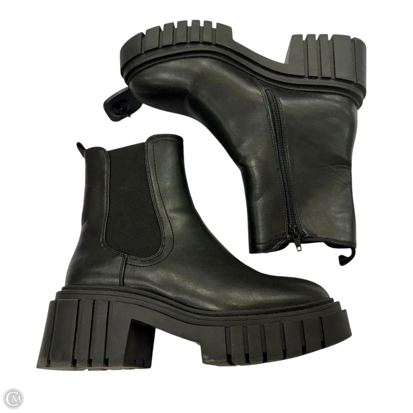 Boots Ankle Heels By Wild Fable In Black, Size: 7