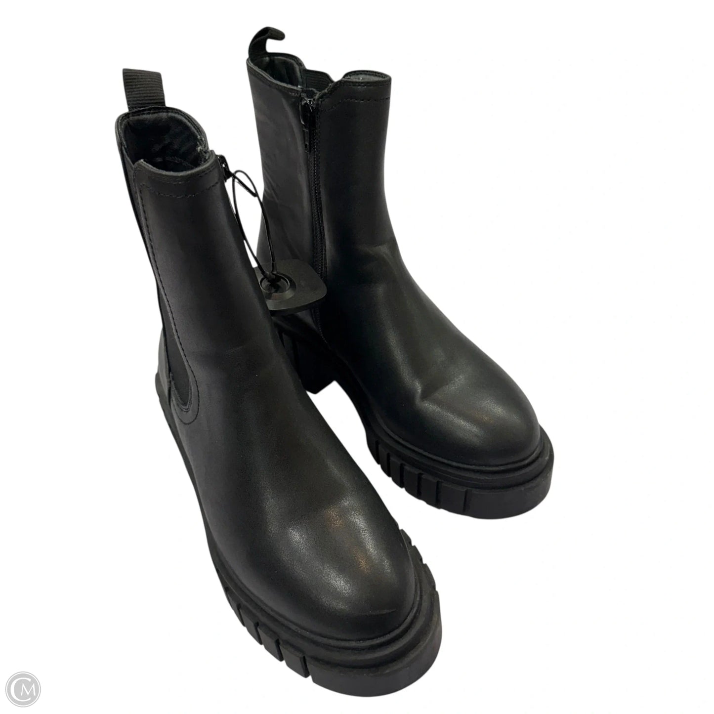 Boots Ankle Heels By Wild Fable In Black, Size: 7