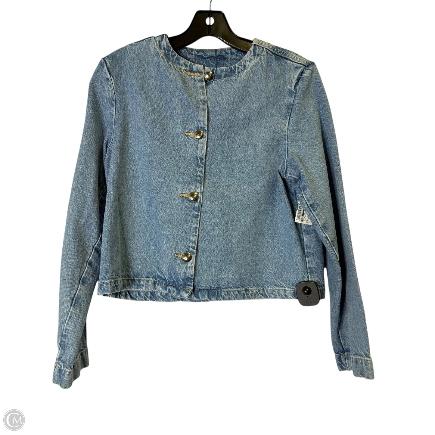 Jacket Denim By Zara In Blue Denim, Size: Xs