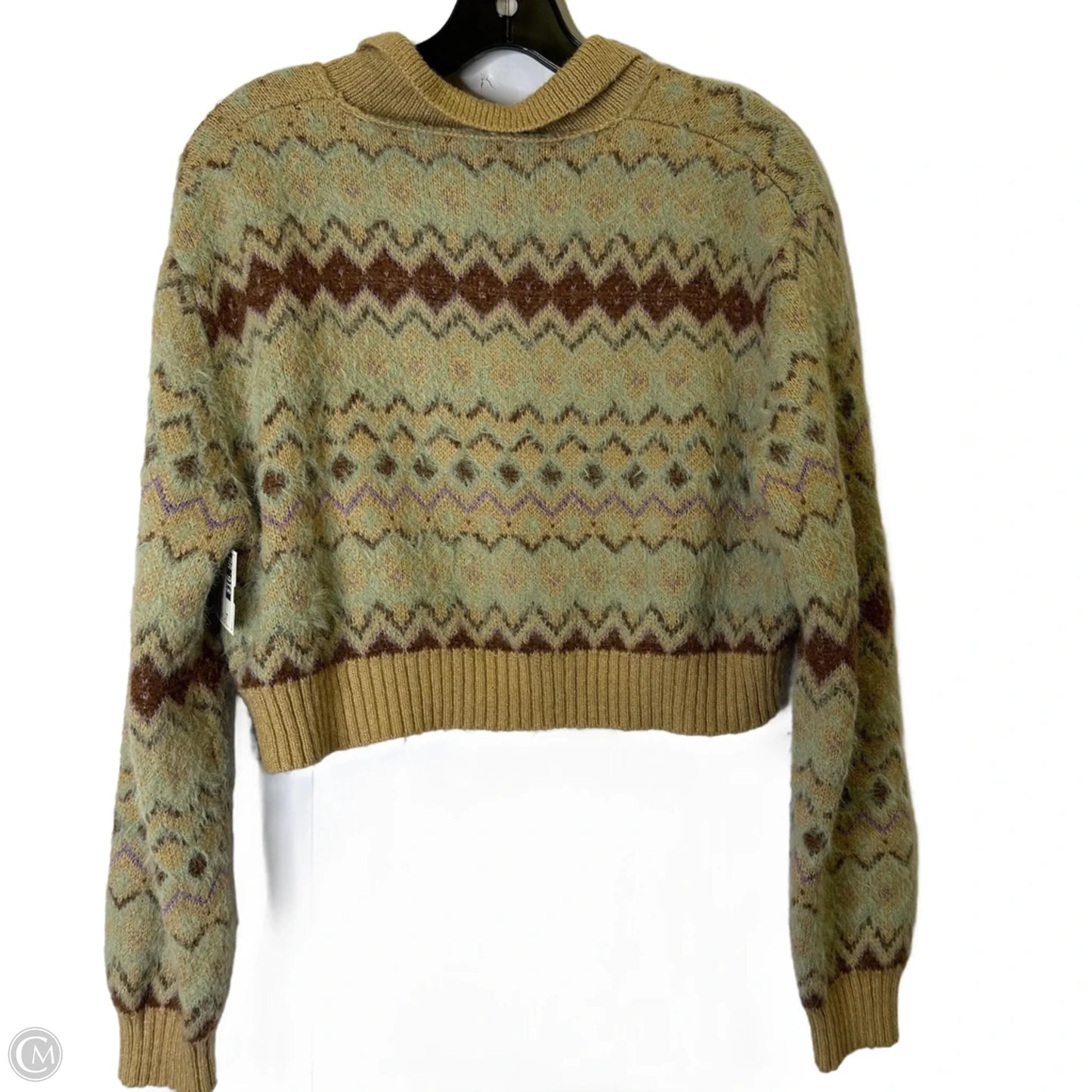Sweater Cardigan By Pull&bear In Tan, Size: S