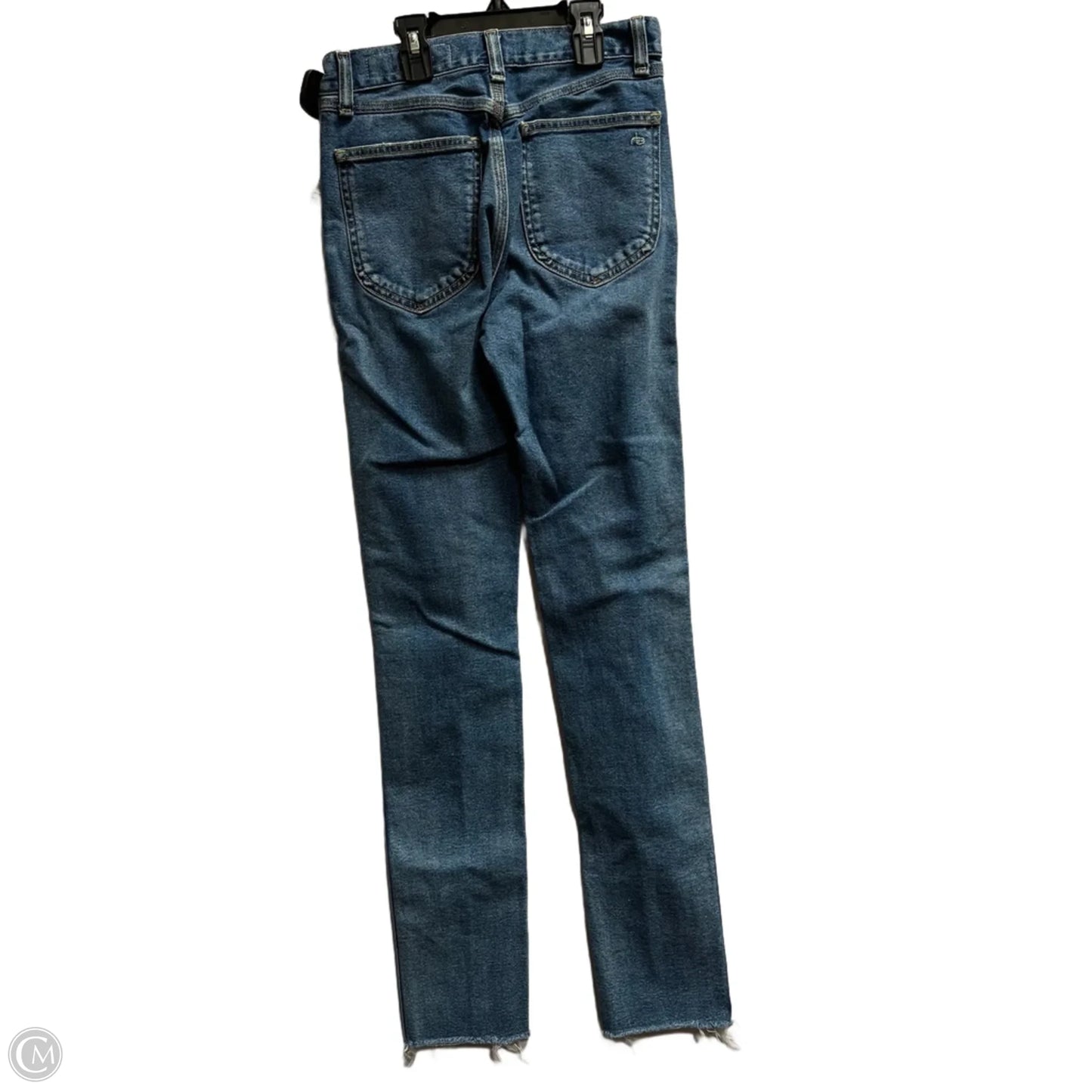 Jeans Skinny By Rag And Bone In Blue Denim, Size: 2