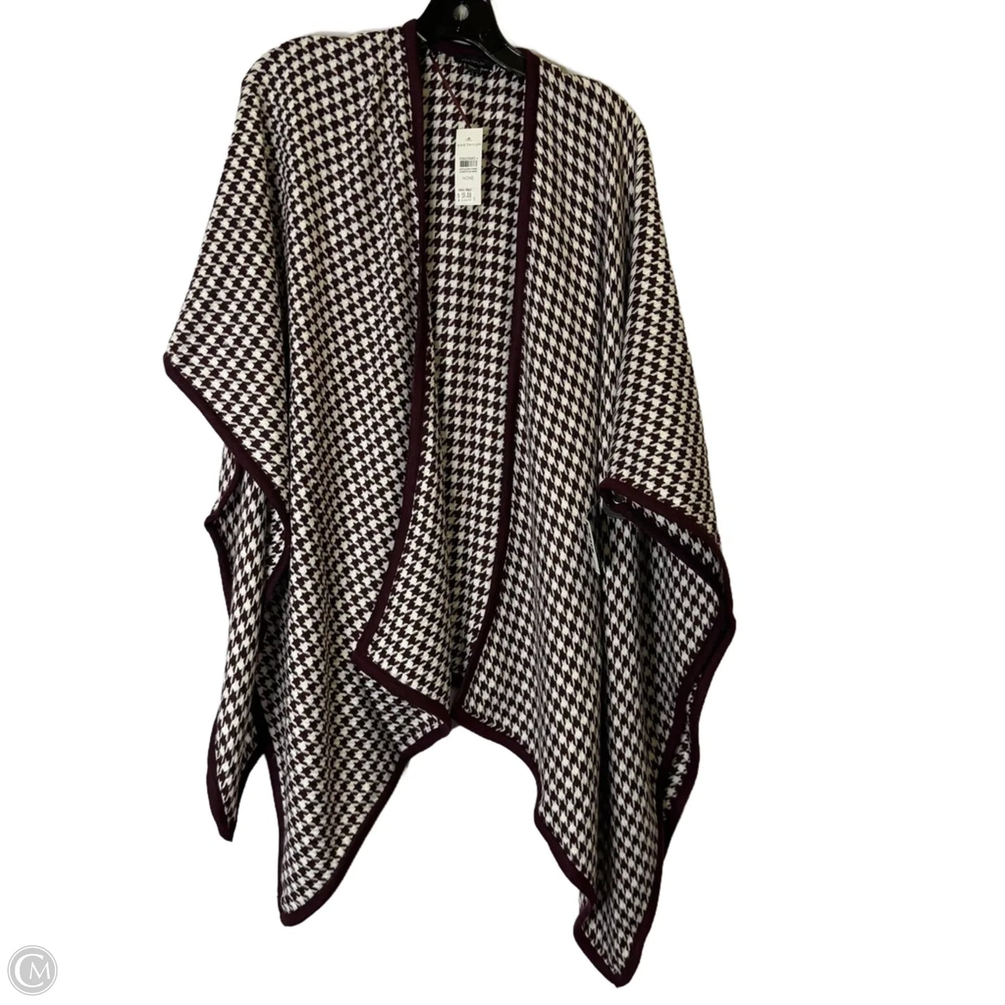 Shawl By Ann Taylor In Maroon, Size: Osfm