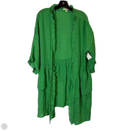 Cardigan By Easel In Green, Size: M