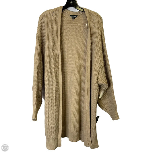 Sweater Cardigan By Clothes Mentor In Beige, Size: S