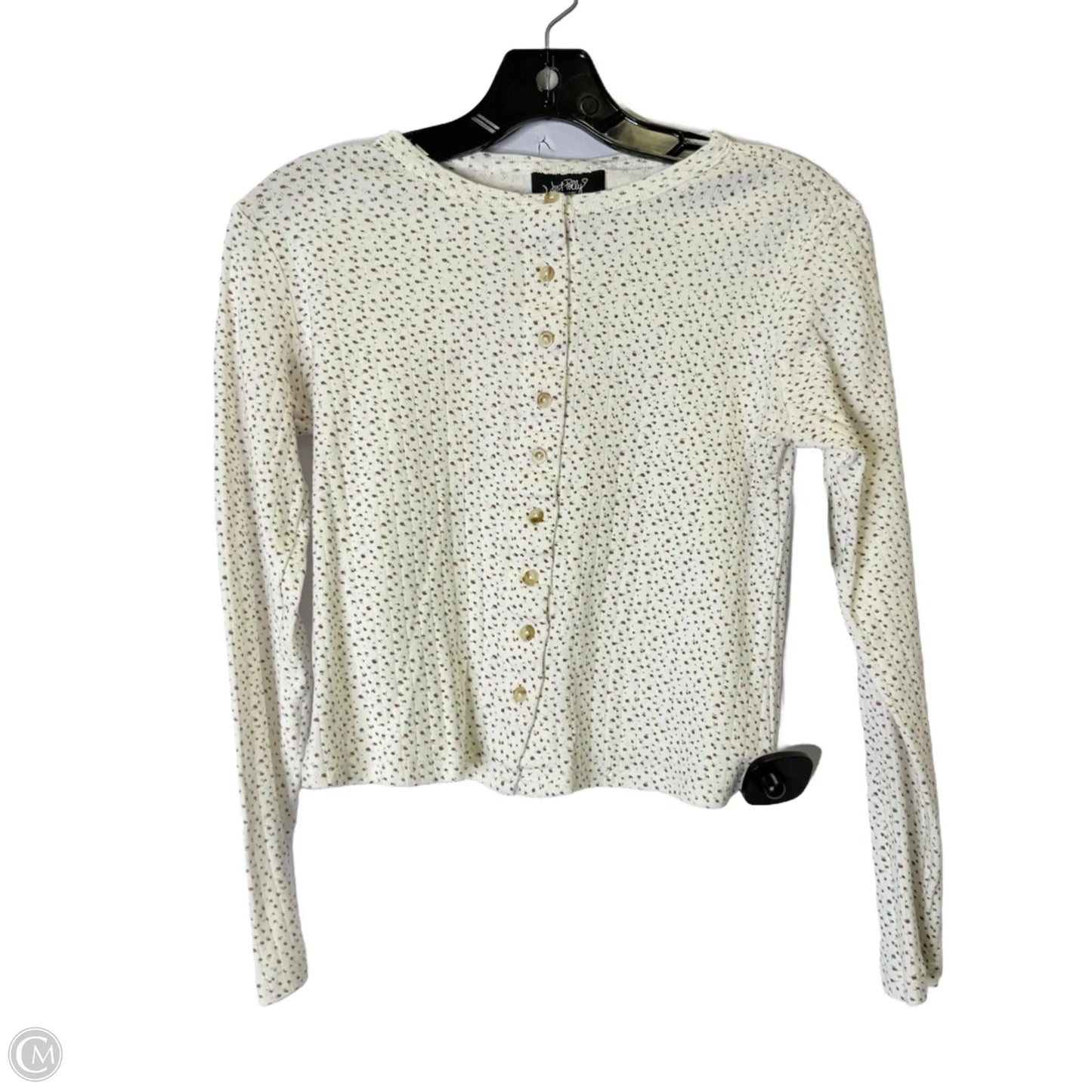 Top Long Sleeve By Just Polly In Floral Print, Size: L