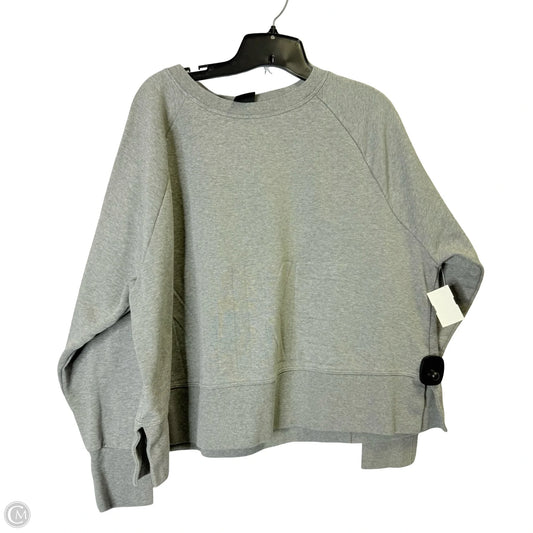 Athletic Sweatshirt Crewneck By Nike Apparel In Grey, Size: 2x