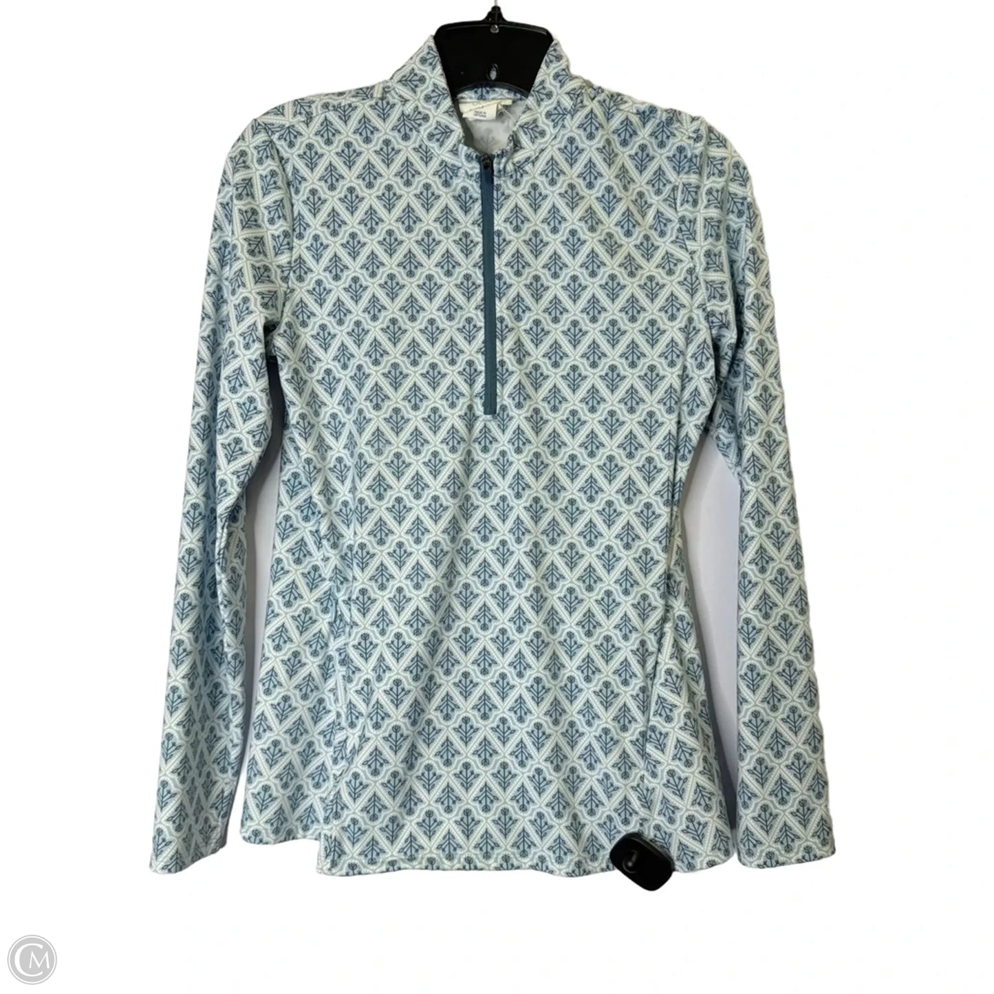 Sweatshirt Collar By Sigrid Olsen In Blue, Size: Xs