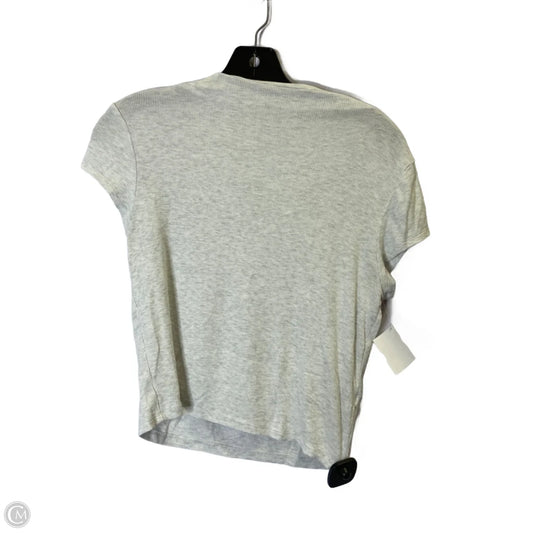 Top Short Sleeve Basic By Wild Fable In Grey, Size: M