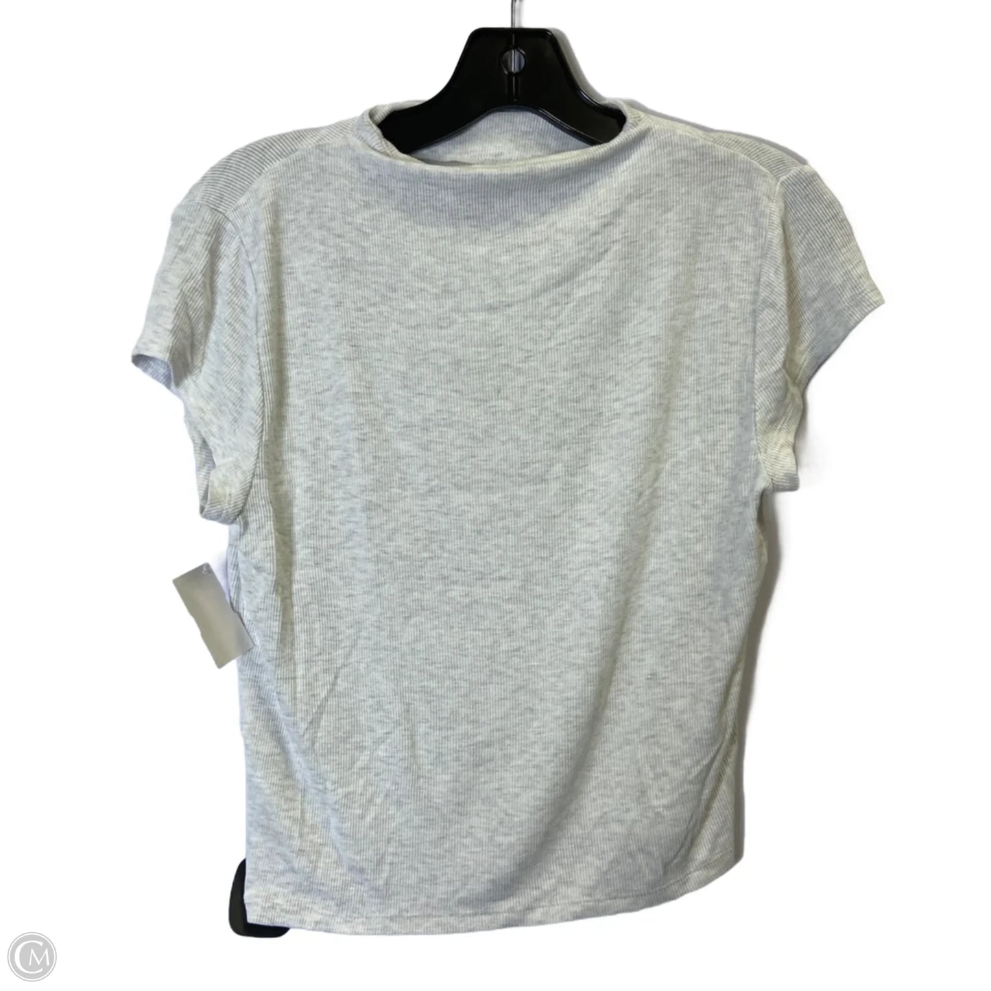 Top Short Sleeve Basic By Wild Fable In Grey, Size: M