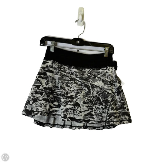 Athletic Skort By Lululemon In Black, Size: 2