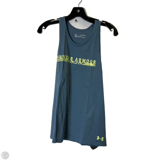 Athletic Tank Top By Under Armour In Blue, Size: Xs