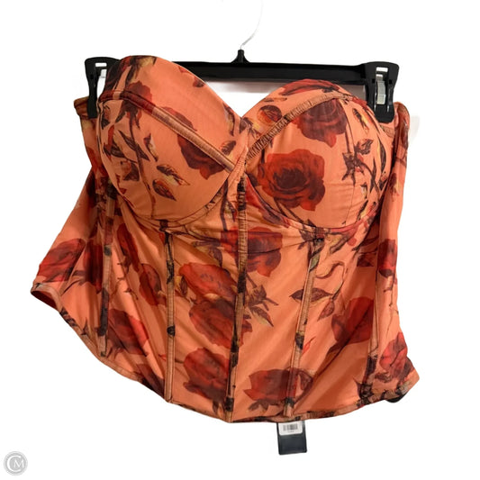 Top Sleeveless By Fashion Nova In Orange, Size: 2x