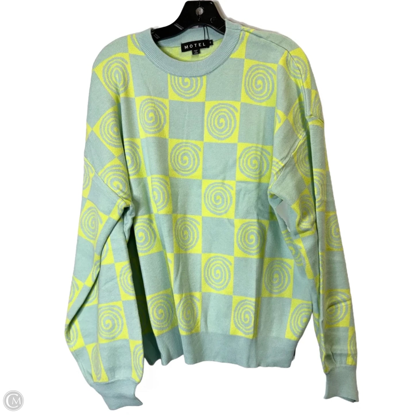 Sweater By Clothes Mentor In Blue & Green, Size: S